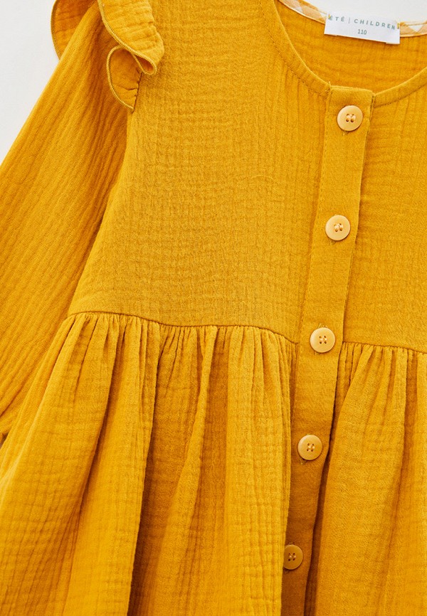 Платье Ete Children желтый, размер 134, фото 3