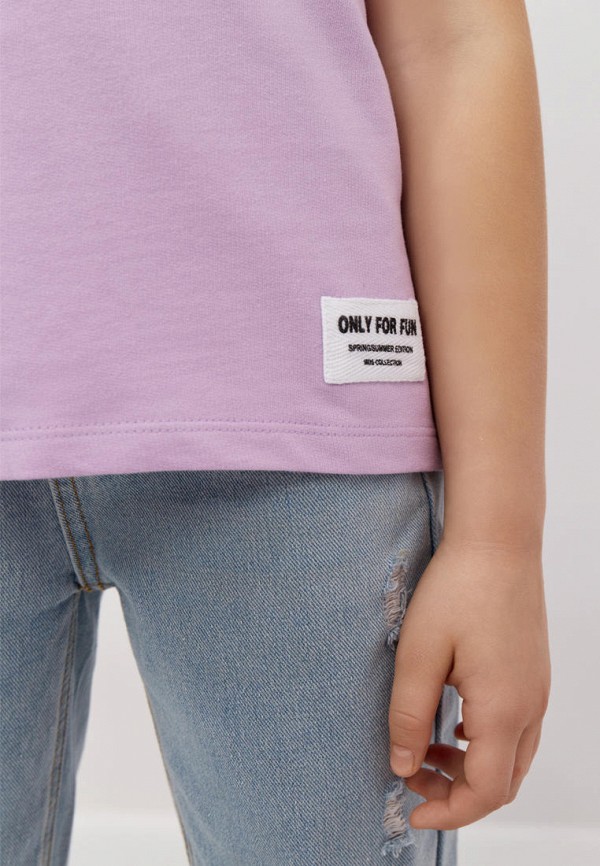 Футболка Modis фиолетовый, размер 122, фото 4