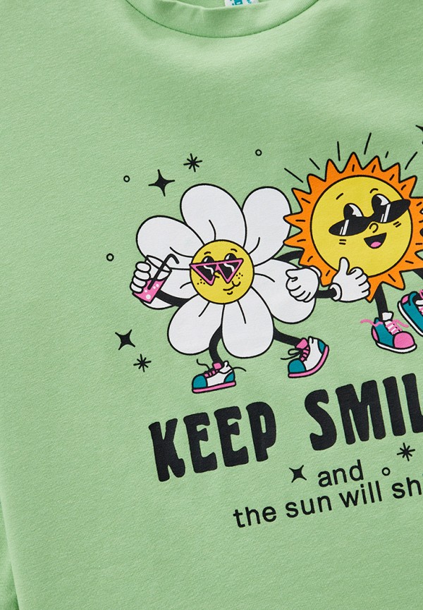 Лонгслив Acoola зеленый, размер 128, фото 3