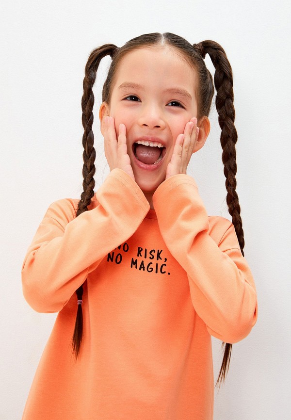 Лонгслив Acoola коралловый, размер 128, фото 5