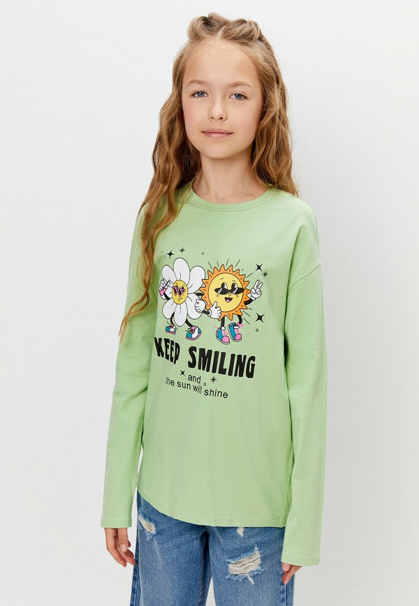 Лонгслив Acoola зеленый, размер 134, фото 4