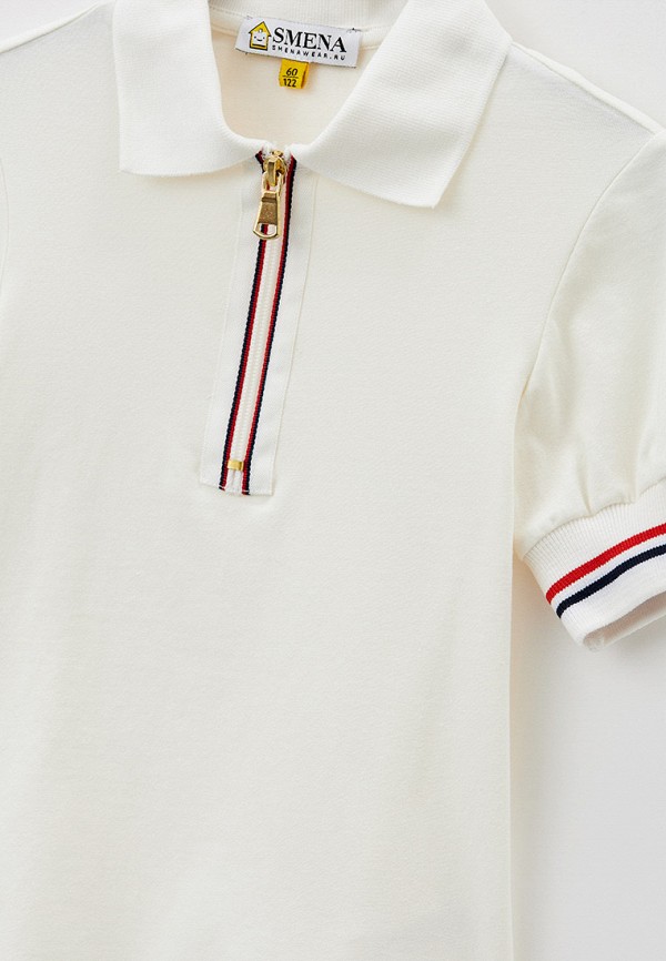 Поло Smena белый, размер 122, фото 3