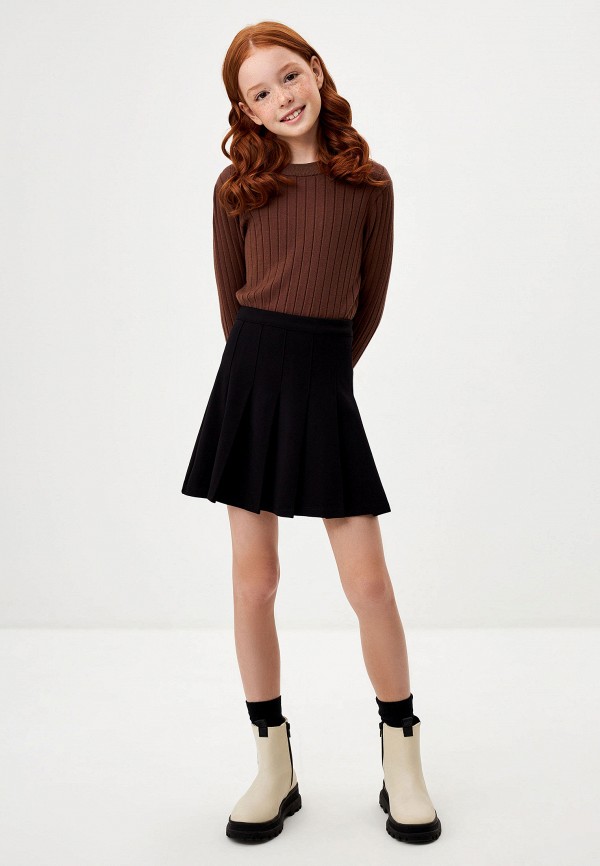 Джемпер Sela коричневый, размер 146, фото 5