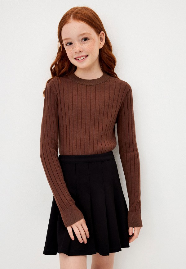 Джемпер Sela коричневый, размер 146, фото 4