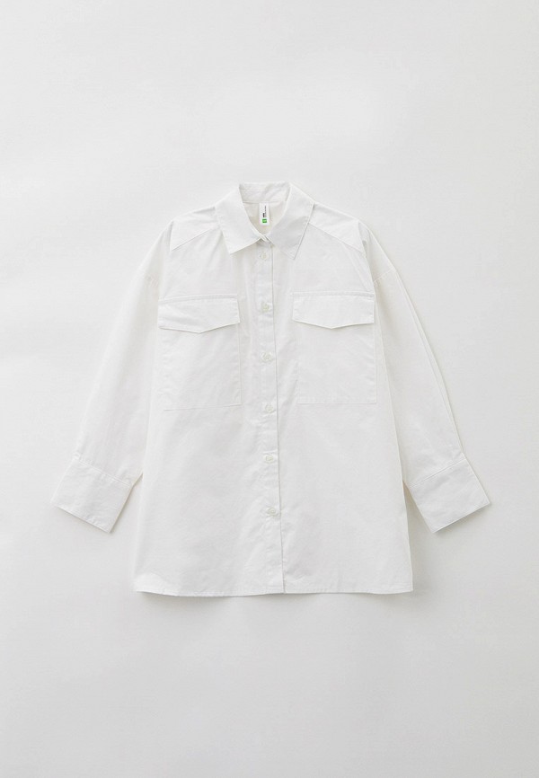 

Рубашка Sela, Белый, School collection