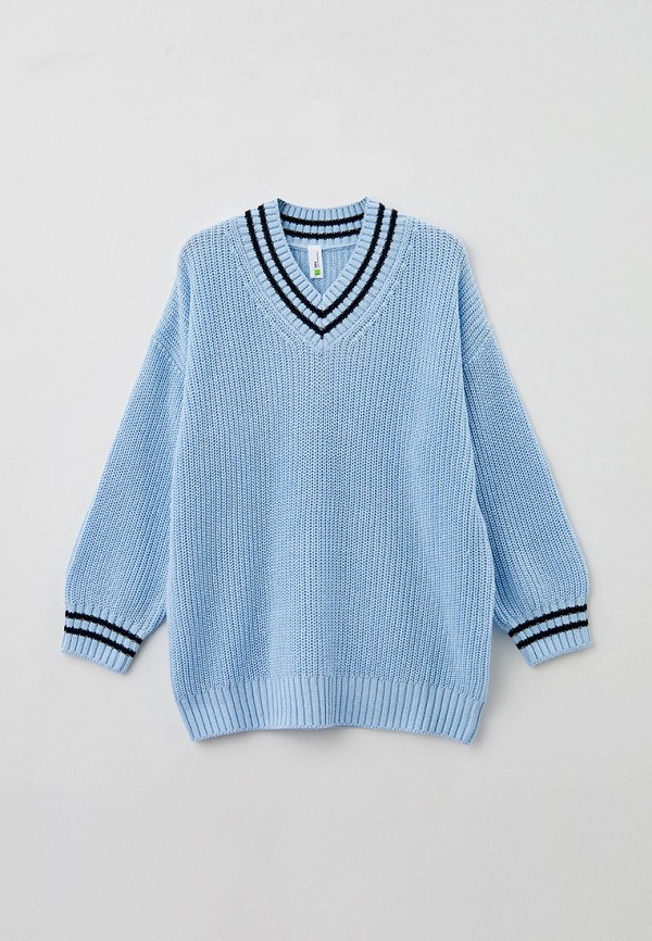 

Пуловер Sela, Голубой, School collection