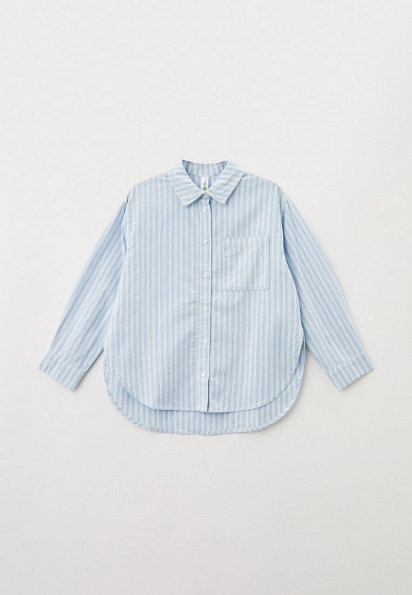 

Рубашка Sela, Голубой, School collection