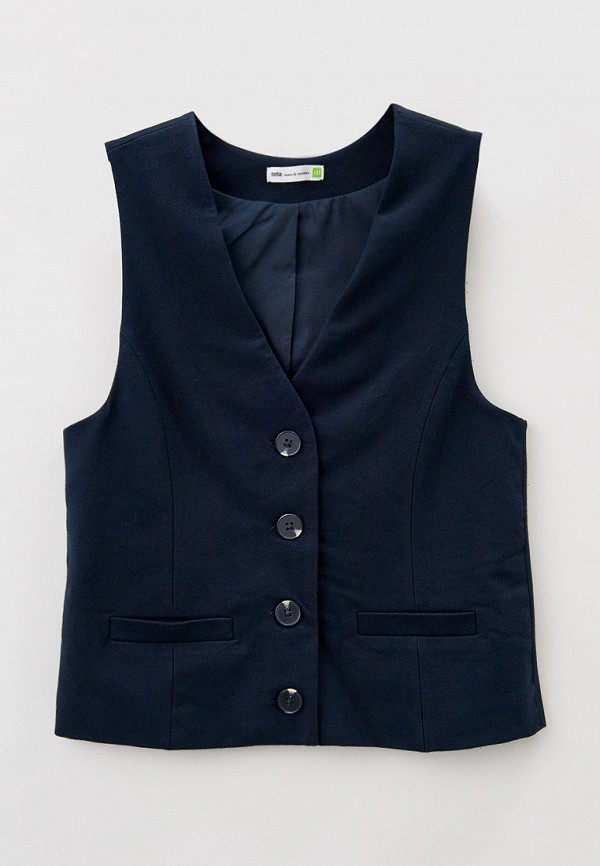 

Жилет Sela, Синий, School collection