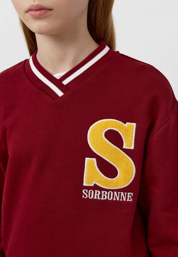 Свитшот Modis бордовый, размер 146, фото 6