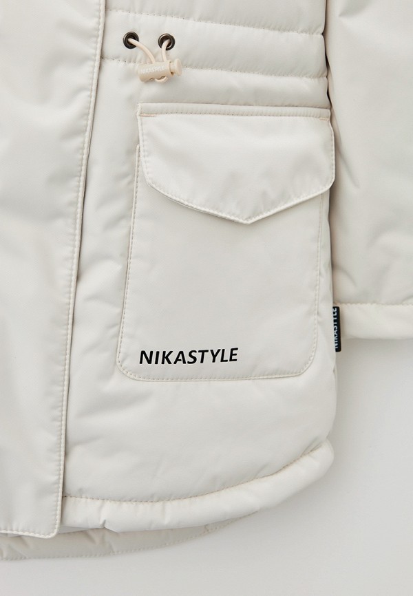 Парка Nikastyle бежевый, размер 110, фото 3