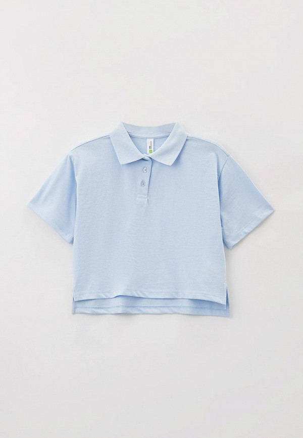 

Поло Sela, Голубой, School collection