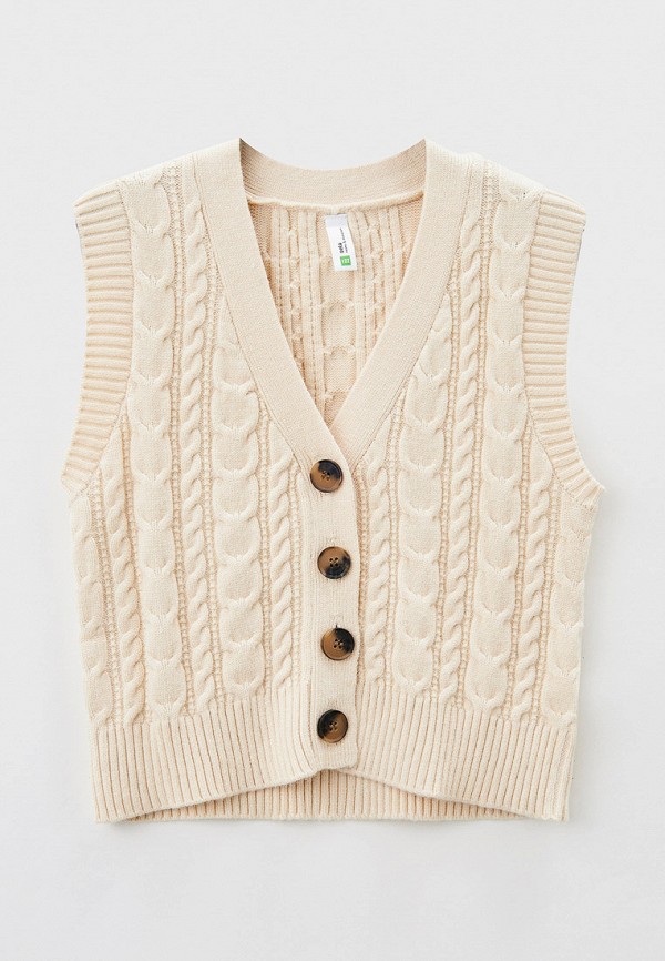 

Жилет Sela, Бежевый, School collection