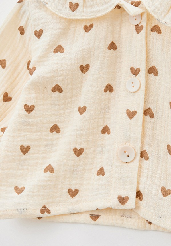 Блуза Ete Children бежевый, размер 68, фото 3