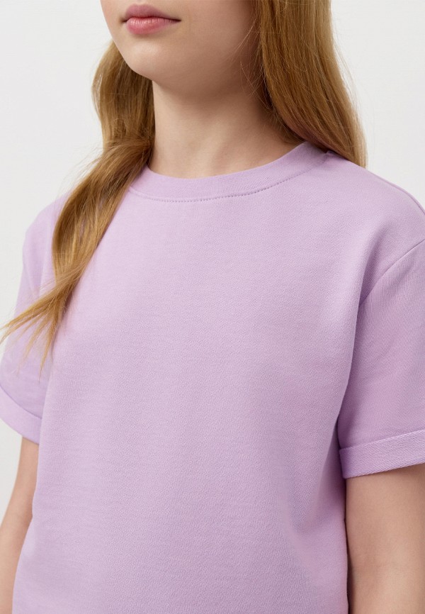 Футболка Modis фиолетовый, размер 158, фото 6