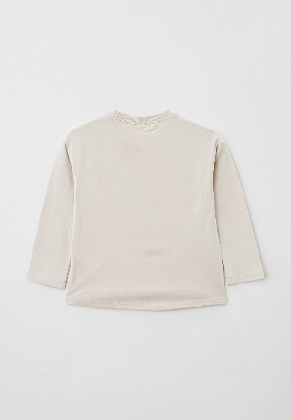 Лонгслив Sela бежевый, размер 98, фото 2