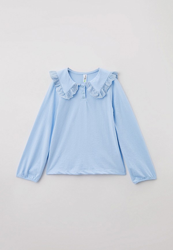 

Лонгслив Sela, Голубой, School collection