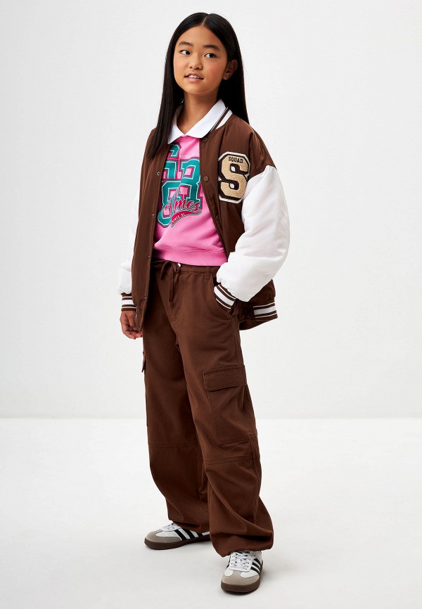 Свитшот Sela розовый, размер 152, фото 5