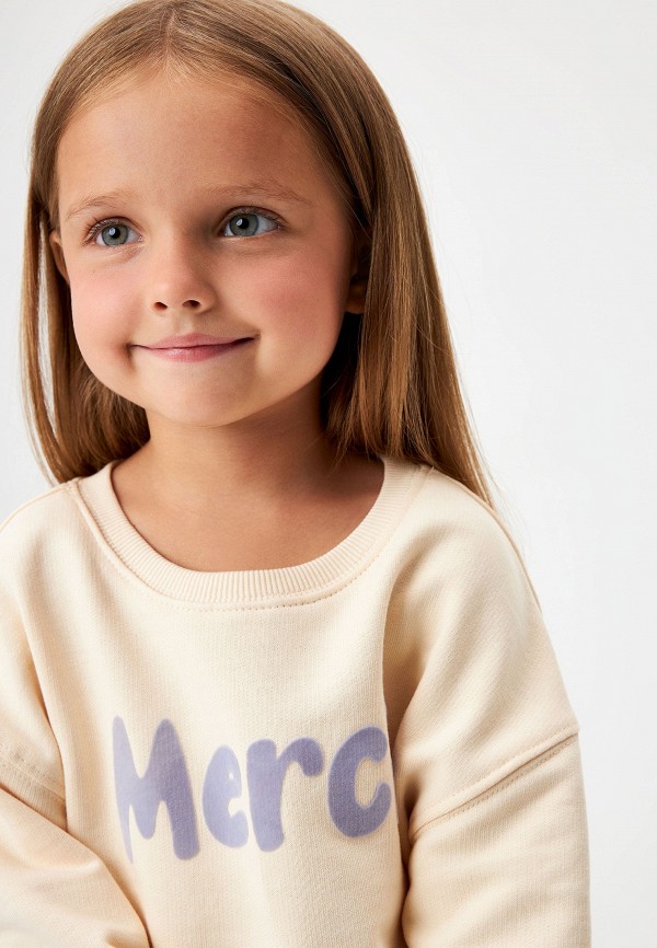 Свитшот Sela бежевый, размер 98, фото 6