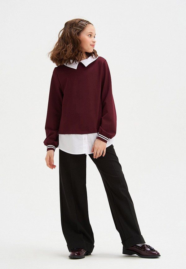 Джемпер Smena бордовый, размер 152, фото 4