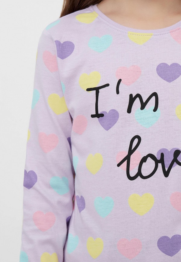 Лонгслив Modis фиолетовый, размер 116, фото 5