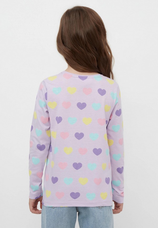 Лонгслив Modis фиолетовый, размер 116, фото 4