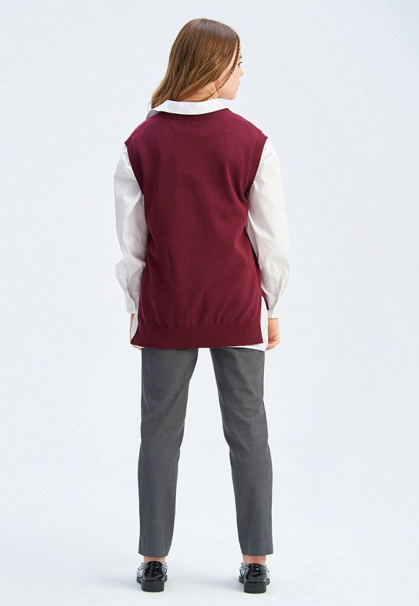 Жилет Smena бордовый, размер 140, фото 5