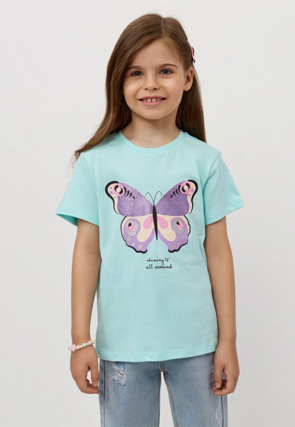 Футболка Modis бирюзовый, размер 110, фото 2