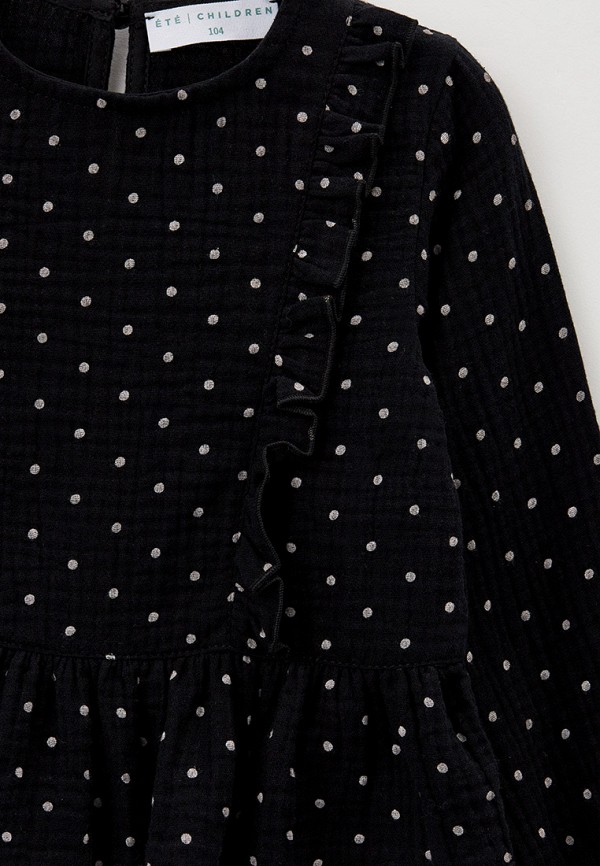 Блуза Ete Children черный, размер 146, фото 3