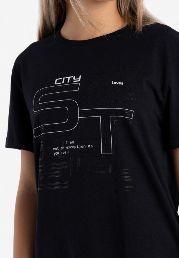 Футболка Kapika черный, размер 140, фото 5