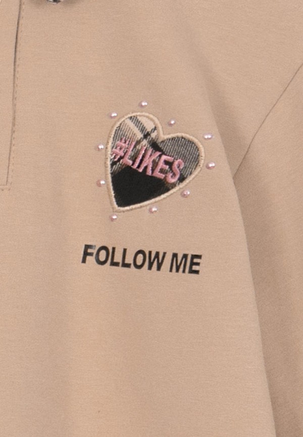 Платье Bell Bimbo бежевый, размер 122, фото 3