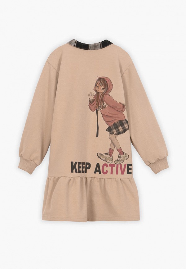 Платье Bell Bimbo бежевый, размер 122, фото 2