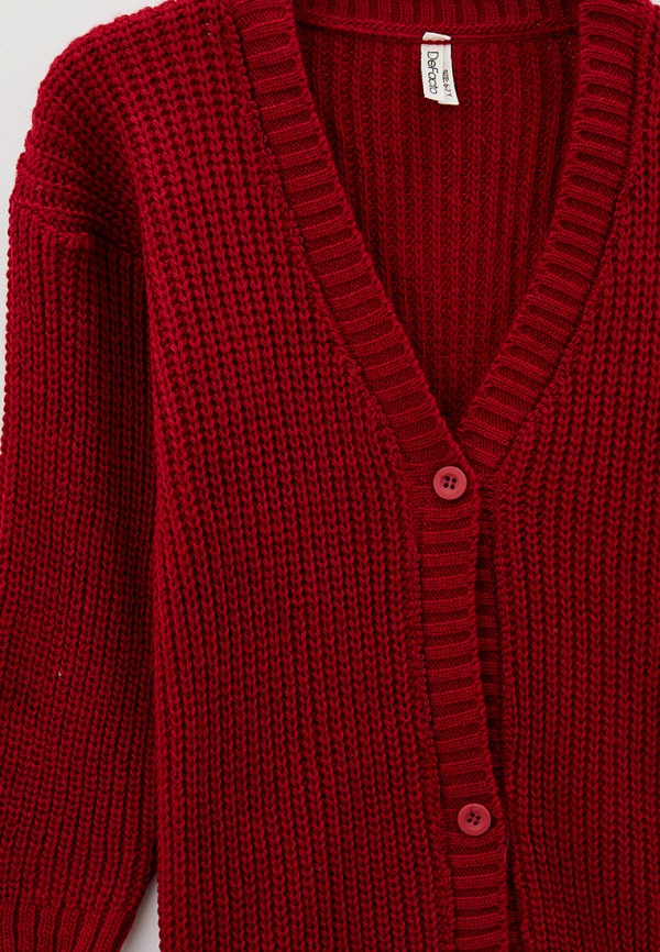 Кардиган D&F бордовый, размер 13, фото 3