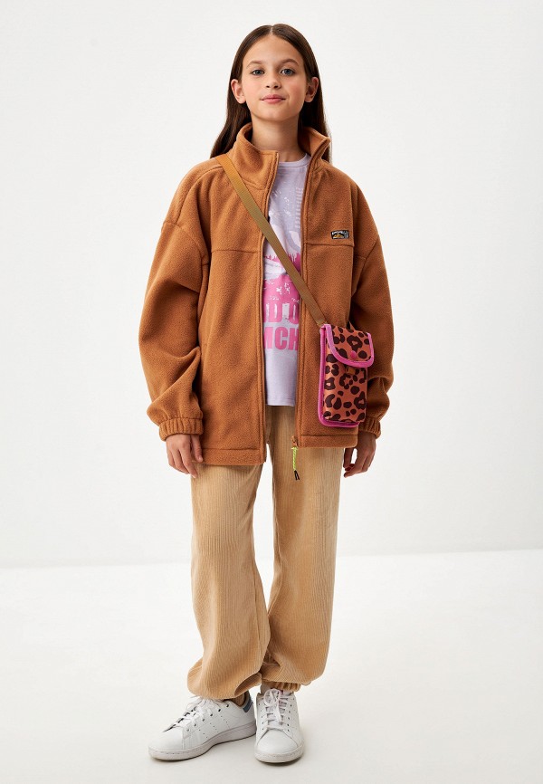 Олимпийка Sela коричневый, размер 158, фото 5