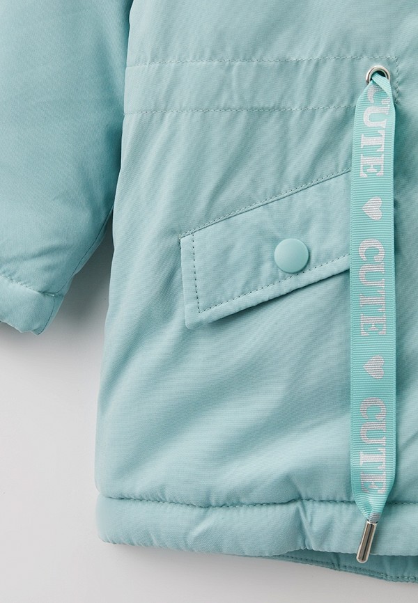 Куртка утепленная Gloria Jeans бирюзовый, размер 104, фото 3