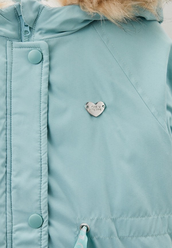 Куртка утепленная Gloria Jeans бирюзовый, размер 104, фото 4