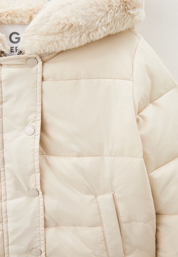 Куртка утепленная Gloria Jeans бежевый, размер 128, фото 3