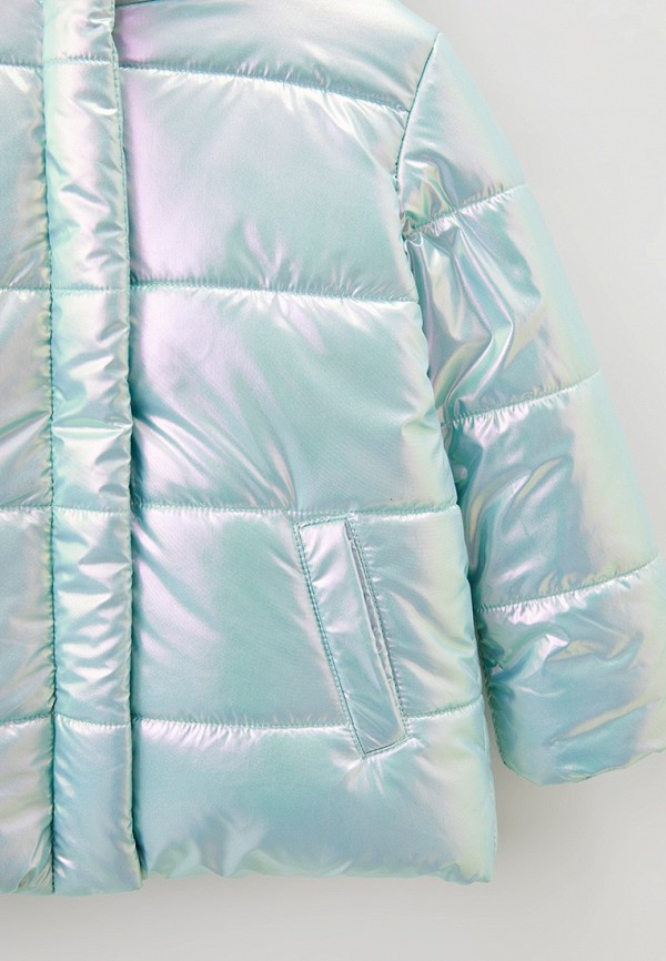 Куртка утепленная Gloria Jeans бирюзовый, размер 134, фото 4