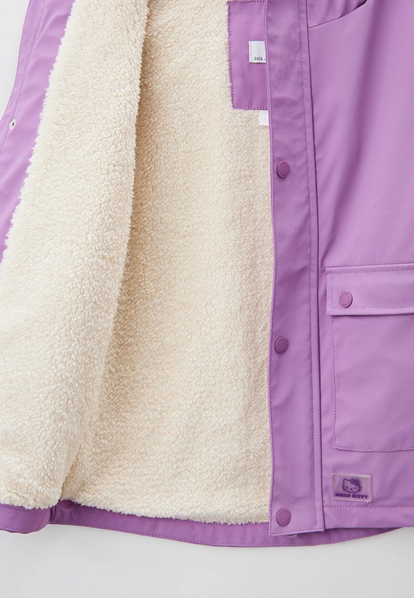 Дождевик Sela фиолетовый, размер 98, фото 4