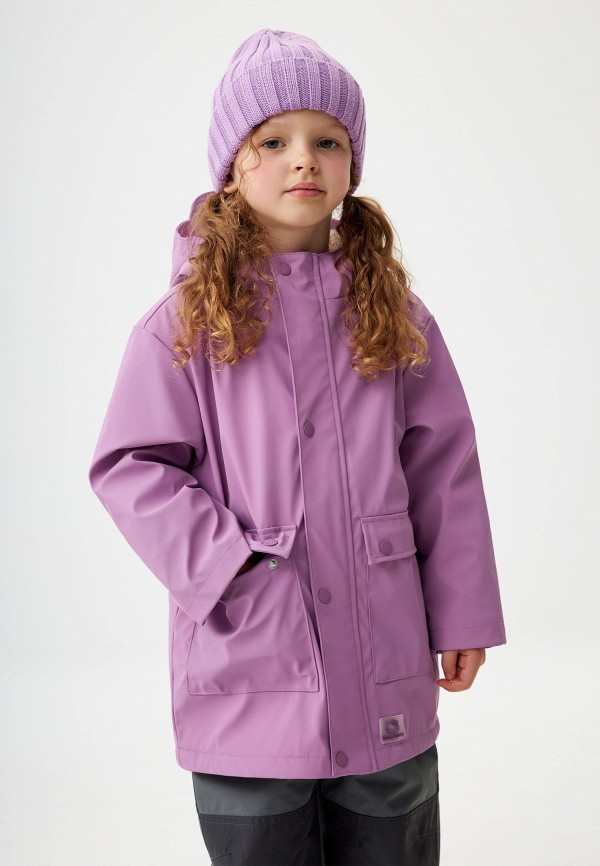 Дождевик Sela фиолетовый, размер 98, фото 6