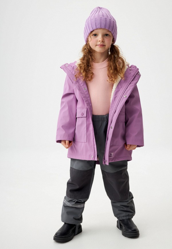 Дождевик Sela фиолетовый, размер 98, фото 7