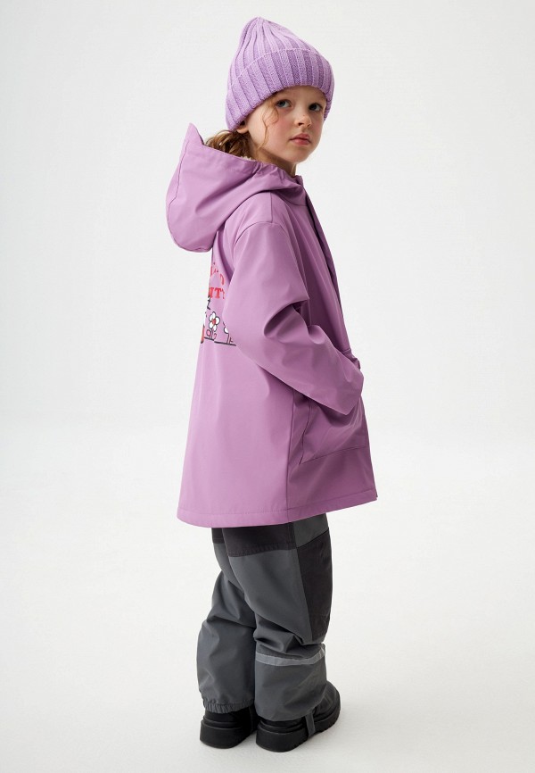 Дождевик Sela фиолетовый, размер 98, фото 8