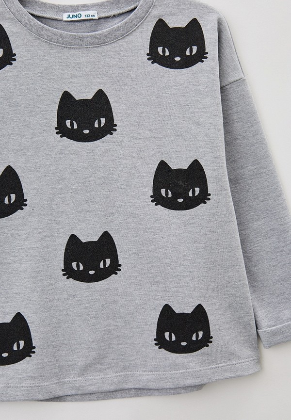 Свитшот Juno серый, размер 122, фото 3