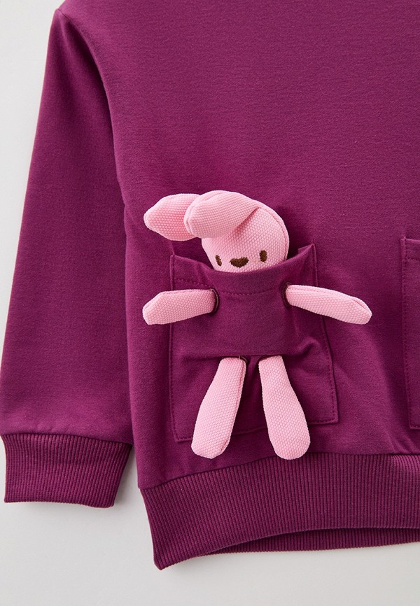 Свитшот PlayToday фуксия, размер 98, фото 3