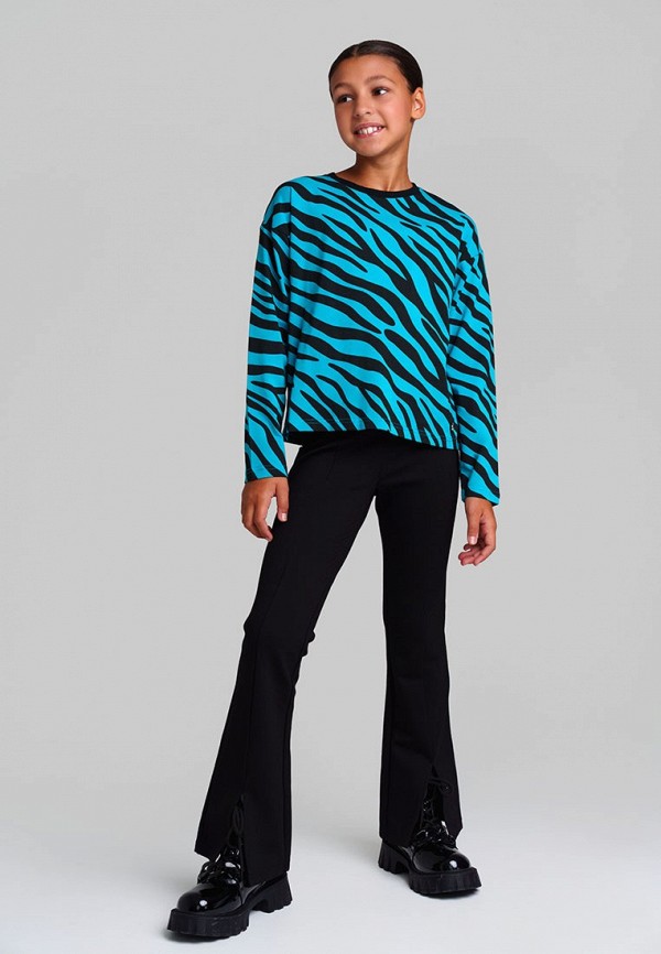 Лонгслив PlayToday бирюзовый, размер 158, фото 5