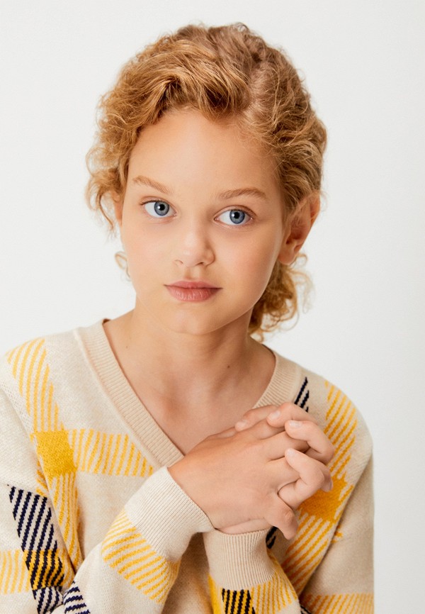 Пуловер Acoola бежевый, размер 134, фото 7