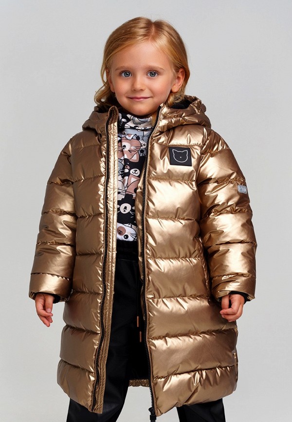 Куртка утепленная и брелок PlayToday бежевый, размер 116, фото 6