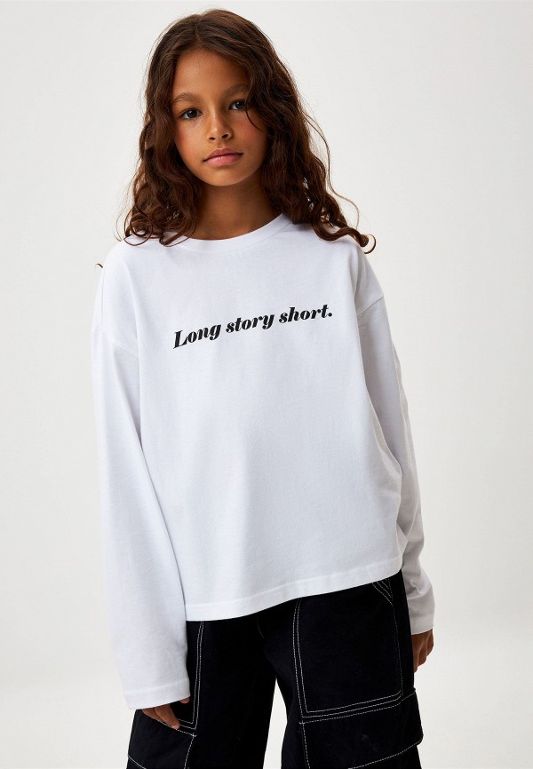 Лонгслив Sela белый, размер 164, фото 4