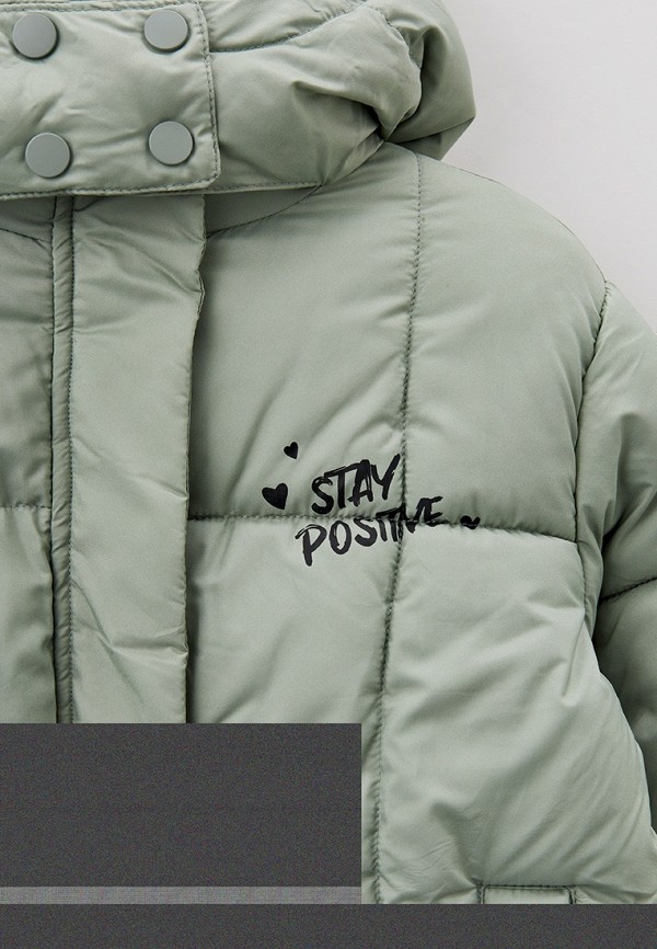 Куртка утепленная Gloria Jeans зеленый, размер 116, фото 3