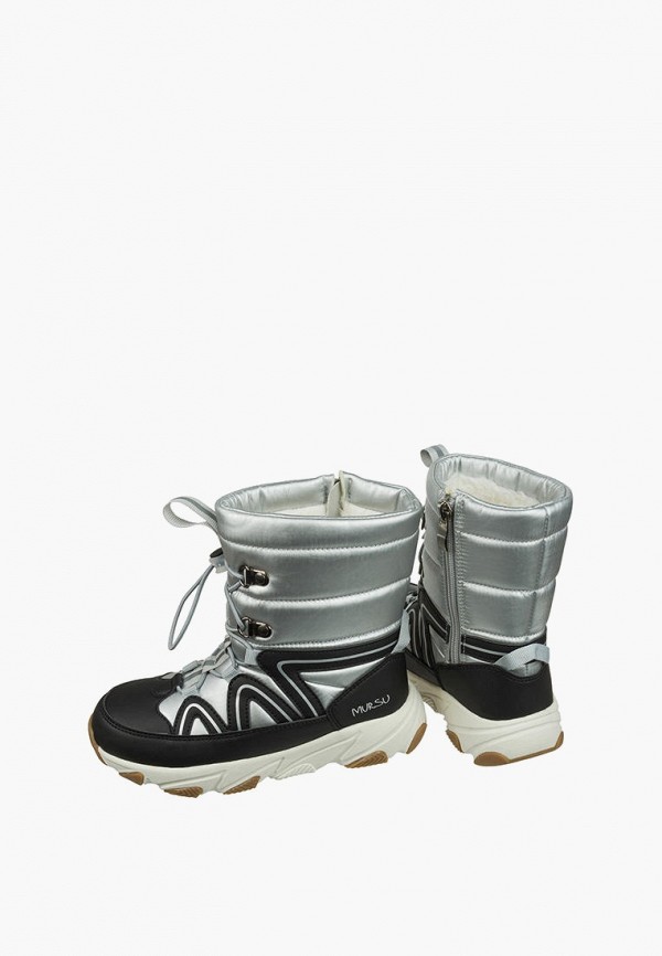 Дутики Mursu серебряный, размер 34, фото 5