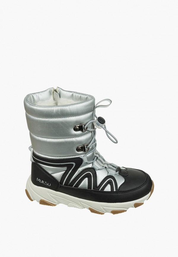 Дутики Mursu серебряный, размер 34, фото 3